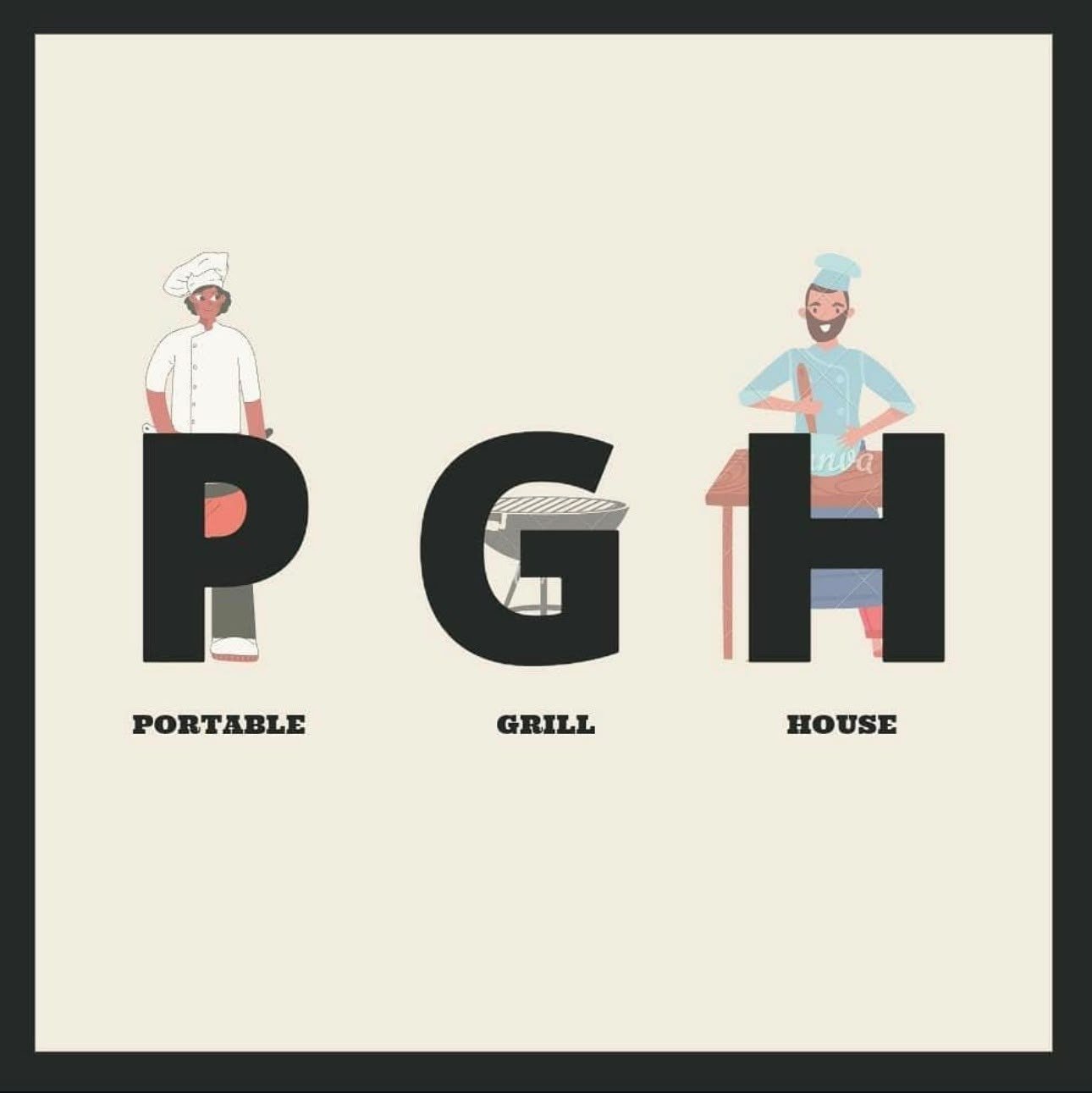 PGH Portable Grill House logo
